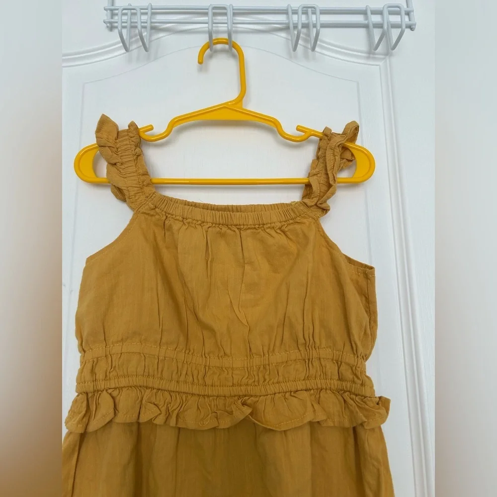Old Navy Toddler Girl Mustard Yellow Dress - Picture 3 of 6